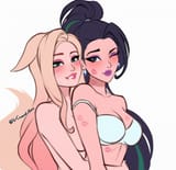 __ahri_akali_k_da_akali_and_k_da_ahri_league_of_legends_drawn_by_konomidraws__faed56940fa2b05764e625b5d8b5e6fd