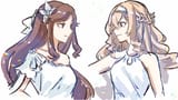 __saijou_claudine_and_tendou_maya_shoujo_kageki_revue_starlight_drawn_by_xian_he_cao__fa399ae8d0f2df24705fa76133bf4469