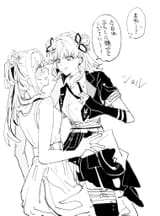 __hinoshita_kaho_and_otomune_kozue_love_live_and_1_more_drawn_by_zuisetsu__3491f363746ad608d9cec5f43e49f623