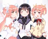 __akemi_homura_kaname_madoka_and_ultimate_madoka_mahou_shoujo_madoka_magica_drawn_by_yuimura3__da808a74cab57eef711294800698b89a