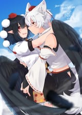 __shameimaru_aya_and_inubashiri_momiji_touhou_drawn_by_min_k__675a0c78ccdf9e2138eb0ddb55ff9e12