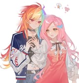 __fluttershy_and_rainbow_dash_my_little_pony_and_2_more_drawn_by_af_bretzel__9d0ca784ffcbc97ea051b492d29f17b0
