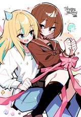 __yamanouchi_kano_and_kouzuki_mahiru_yoru_no_kurage_wa_oyogenai_drawn_by_zhanzhangzlw__ecf482ba990de0d86574ee255653f1c3