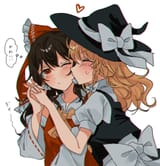 __hakurei_reimu_and_kirisame_marisa_touhou_drawn_by_amatukimahoro__452f0863e5b43cd2dd633572410b84c6