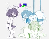 __hiiragi_utena_araga_kiwi_and_minakami_sayo_mahou_shoujo_ni_akogarete_and_1_more_drawn_by_an_sin__33afbb78c94b57277b7be91d441f3b61
