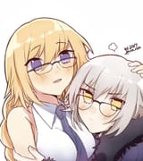 __jeanne_d_arc_alter_and_jeanne_d_arc_fate_and_1_more_drawn_by_yukari_bryleluansing__c9bd1b76e6a7f6807283cbc63e098678