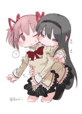 __akemi_homura_and_kaname_madoka_mahou_shoujo_madoka_magica_drawn_by_buivi__185f9dabdfad09ca62ebf15a21ccd543