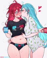 __hatsune_miku_and_kasane_teto_vocaloid_and_1_more_drawn_by_qiandaiyiyu__54033a2b6dffbb059073c1f1b312171c