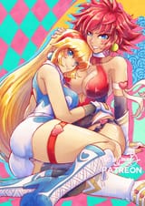 __cutie_honey_and_kisaragi_honey_cutie_honey_drawn_by_gensox__5d7947450d89495ae2e83d8360dad939