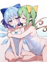 __cirno_and_daiyousei_touhou_drawn_by_chikuzen1996__8fad3793f13b96586cffb73831ce152a