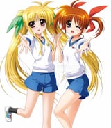__fate_testarossa_takamachi_nanoha_raising_heart_and_bardiche_lyrical_nanoha_and_1_more_drawn_by_higa_yukari__6bd6184541b56b94773e22c205a6f2ac