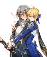 __artoria_pendragon_saber_trailblazer_and_stelle_fate_and_4_more_drawn_by_real_sixer121__14a0aeb5a75f09136828ab3887067d41