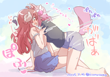 __yoshida_yuuko_and_chiyoda_momo_machikado_mazoku_drawn_by_icorasama__d124314b9080ed030a18412052e03e39