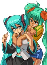 __hatsune_miku_and_brazilian_miku_vocaloid_drawn_by_moxydraws__b857a03f432682ea0bab02aa17391f1d