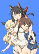 __miyafuji_yoshika_perrine_h_clostermann_and_sakamoto_mio_world_witches_series_and_1_more_drawn_by_murayama_kei__1081ad18fe0afd47bffc2ba9358fbbf9