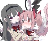 __akemi_homura_and_kaname_madoka_mahou_shoujo_madoka_magica_drawn_by_buivi__b5114eab67d3a723bc17678c8a4eb739