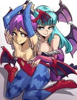 __morrigan_aensland_and_lilith_darkstalkers_drawn_by_moxydraws__934aeac2b3ca8140cc5475ae38bb1685