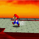 mario goes for a walk in china