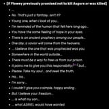 asgore fucking kills himself and makes the fate of all monsters some kids problem
