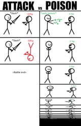 attack vs poison
