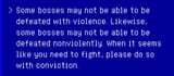 Fight with conviction