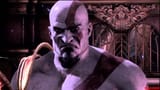 Kratos scowling hard