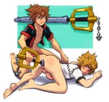 Sora-(Kingdom-Hearts)-Kingdom-Hearts-Игры-Roxas-8000165