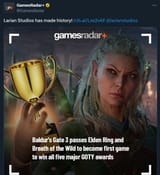 BG3 five major goty