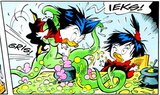 Hocus and Pocus(actually Magica)