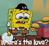 spongebob no love