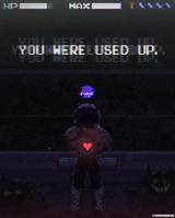 used up