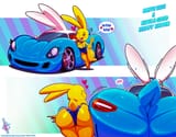 Sexy Bunnygirl and Sexy Cargirl