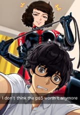 Persona 5 Kawakami Sadayo PS5 BDSM by Neggoartz