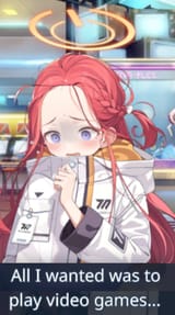 A girl denied her games