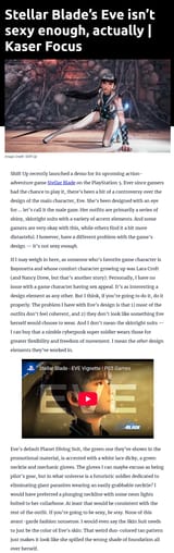 Stellar Blade&#039;s Eve isn&#039;t sexy enough actually Kaser Focus VentureBeat