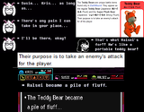 Ralsei is a teddy bear
