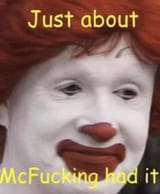 Ronald McDonewiththisshit-ald