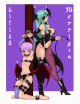 __morrigan_aensland_and_lilith_darkstalkers_drawn_by_shampooneko__sample-46d7ec6a4ae41c166de0e5d042e056c4