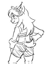 choco cheerleader