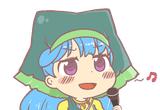 7393 - ears haniyasushin_keiki instrument microphone singing wily_beast_and_weakest_creature