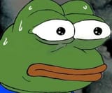 pepe frightened