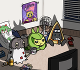 spewpa sewaddle and snorunt as basement dwellers watching tv together
