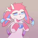 sylveon with coffee