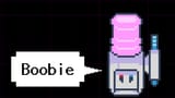 second base with a water cooler