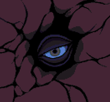 hole in the wall (Look Outside) with Sybil&#039;s sexy eye animation