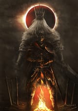 DS1 DS3 Gwyn Lord Of Cinder &amp; Soul Of Cinder by tripdancer