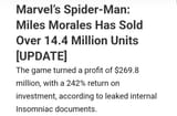 Miles sales