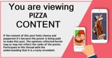 you are viewing pizza content