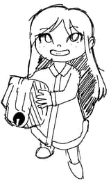 carol with a gas can