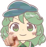 Takane pointing at (you)